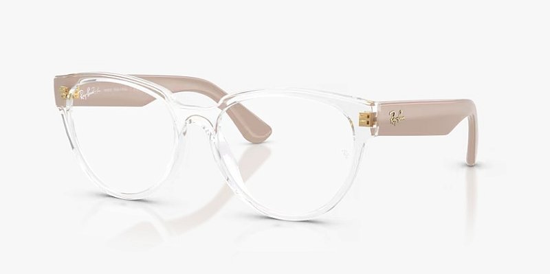 Óculos de Grau Ray-Ban RX7261L-55-5802 Cristal