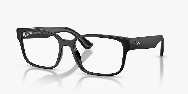 Óculos de Grau Ray-Ban RX7262L-57-5196 Preto fosco