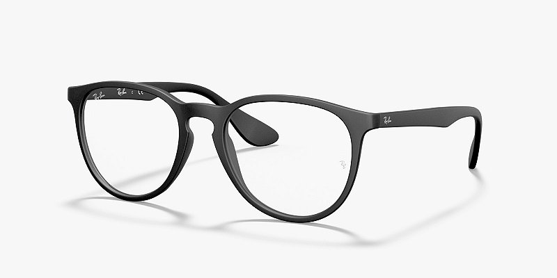 Oculos de Grau Ray-Ban Erika RX7046-51-5364 Preto-Rubber