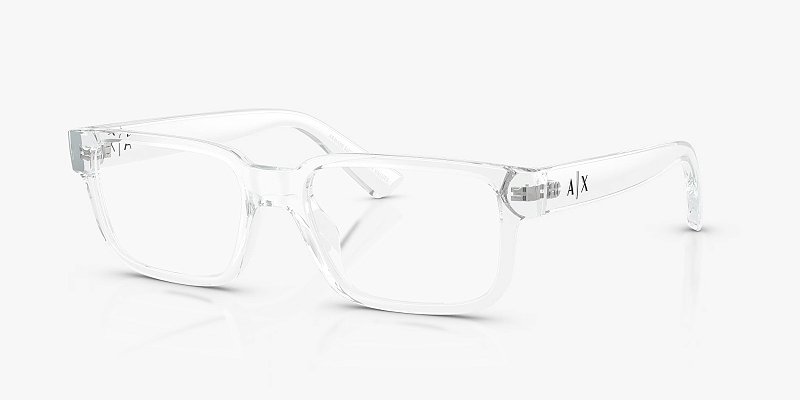 Óculos de Grau Armani Exchange AX3130U-53-8235 Cristal brilhante