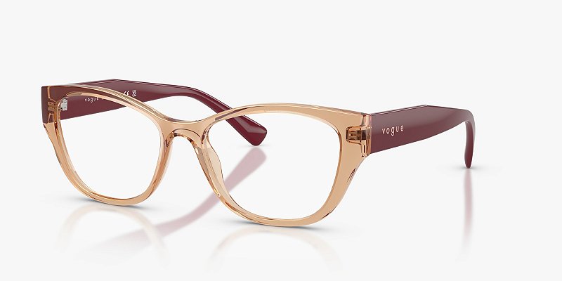 Óculos de Grau Vogue VO5681L-54-2746 Caramelo translúcido