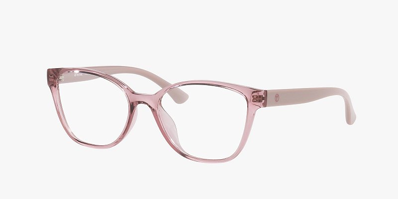 Óculos de Grau Tecnol TN3104U-53-N559 Rosa-claro transparente