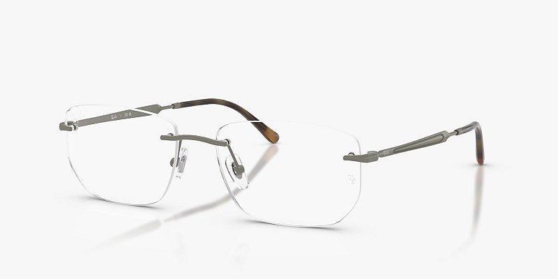 Óculos de Grau Ray-Ban RX3768V-56-3201 Cinza metalico