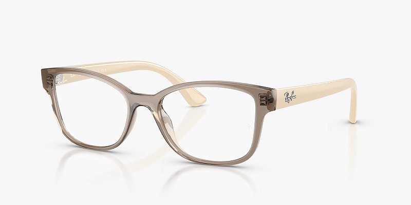 Óculos de Grau Ray-Ban RX7269L-52-8497 Caramelo translúcido brilhante