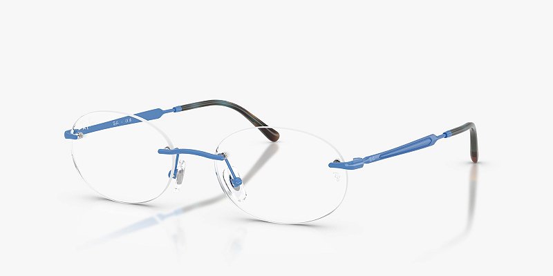Óculos de Grau Ray-Ban RX3767V-52-3208 Azul-claro