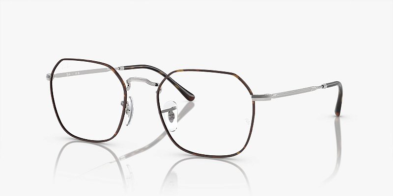 Óculos de Grau Ray-Ban Jim RX3694V-53-3178 Havana com prata