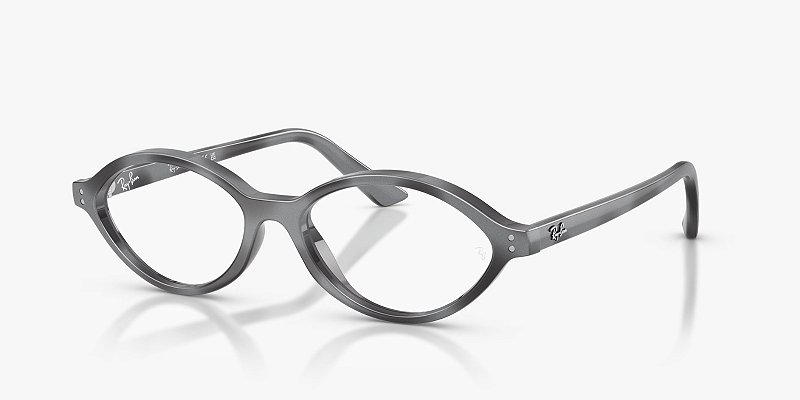 Óculos de Grau Ray-Ban RX7265-54-8489 - Havana cinza-escuro