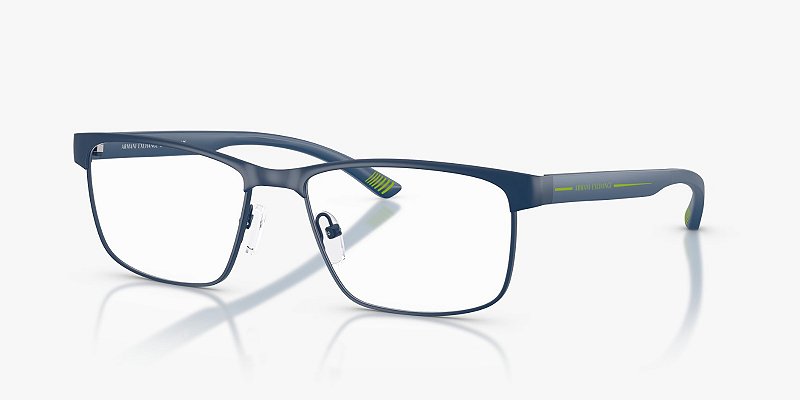 Óculos de Grau Armani Exchange AX1070-56-6125 Azul-escuro fosco