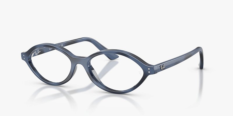 Óculos de Grau Ray-Ban RX7265-54-8490 Azul havana