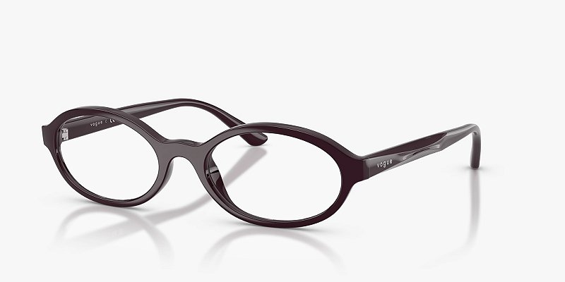 Armação de Óculos Oval Vogue VO5728U-53-2426 - Roxo integral