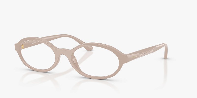 Armação de Óculos Oval Vogue VO5728U-53-3311 - Nude intenso