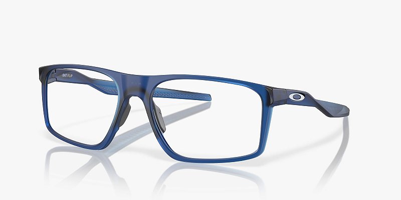 Armação de Óculos Oakley Bat flip OX8183-54-818303 - Azul transparente fosco