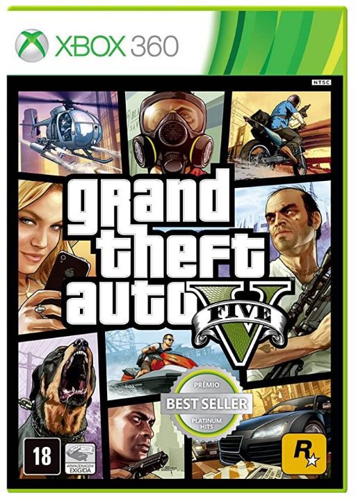 Vendo GTA V Original do Xbox 360 - Jogos de Vídeo Game - João