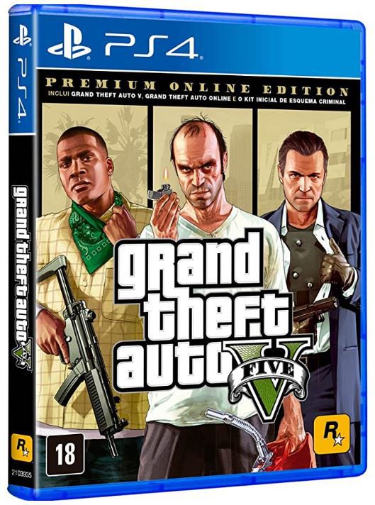 Gta 5 - Grand Theft Auto V Xbox One Mídia Física Português
