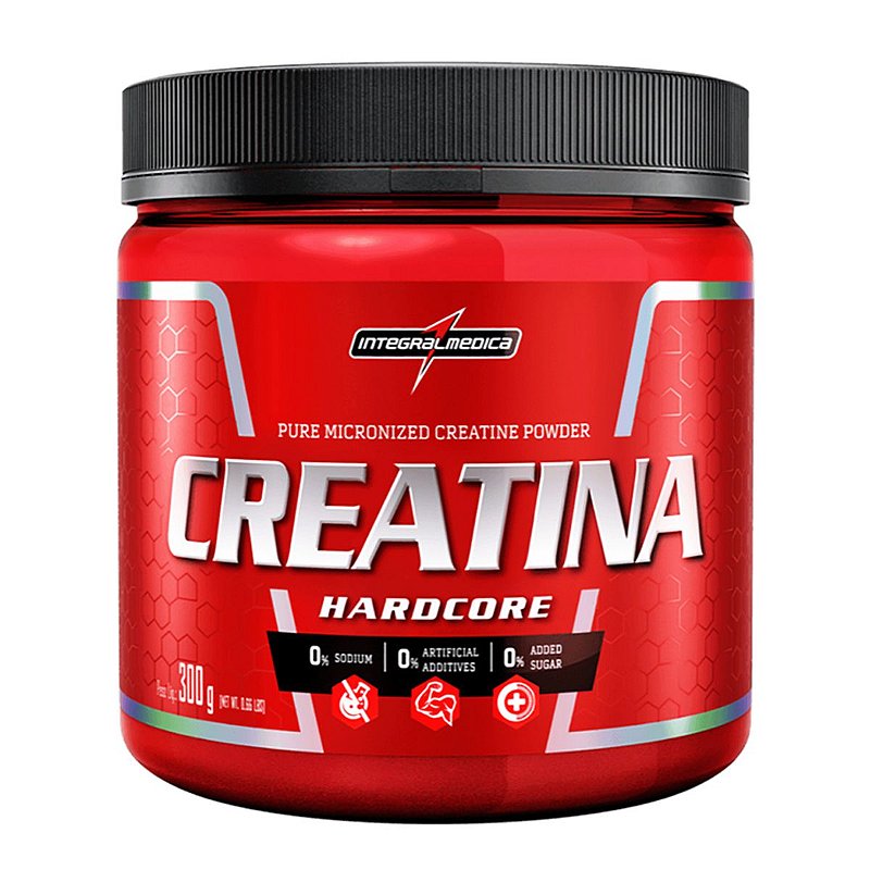 Creatina Creatine Hardcore Integralmedica 300g - Suplementos