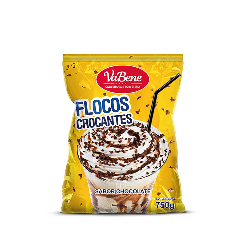 Flocos Crocantes de Chocolate Vabene 750g Litoral Embalagens Flocos Crocantes de Chocolate Vabene 750g Litoral Embalagens
