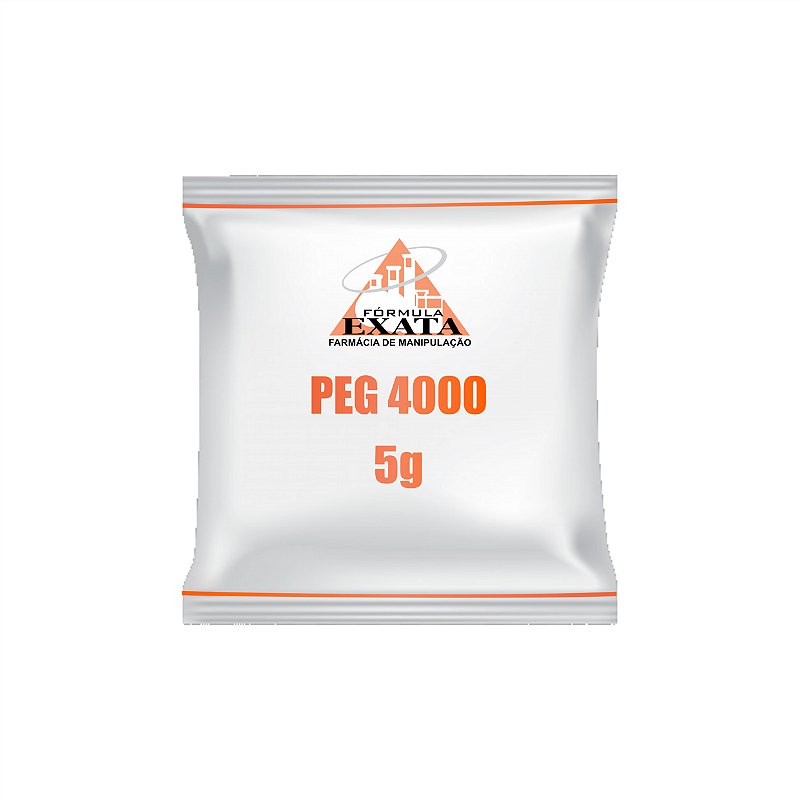 PEG 4000 (Polietilenoglicol 4000) 5g 30 sachês Farmácia Fórmula Exata