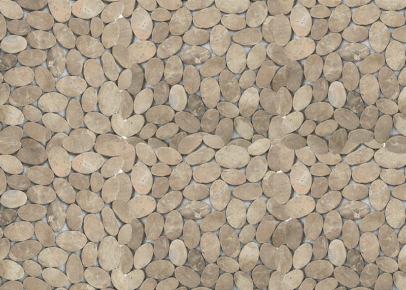 Seixo Tolor Telado Cappucino Cx. Com 1M² - Palimanan Revestimentos