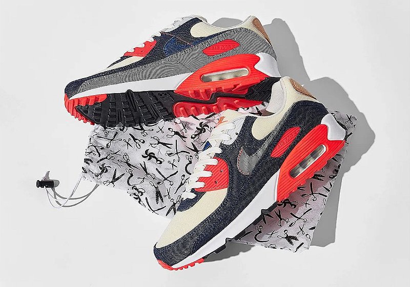 Yuu　Nike Air Max 90 DENHAM コラボスニーカー TÊNIS NIKE AIR MAX 90 