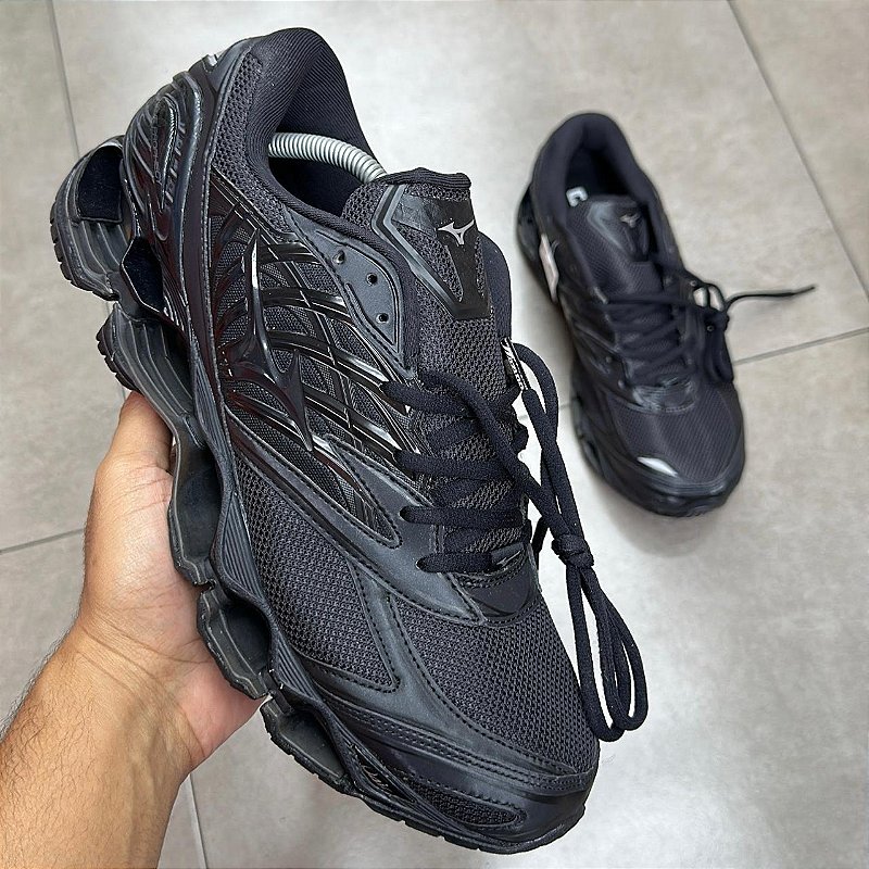 TÊNIS MIZUNO WAVE PROPHECY LS ALL BLACK (SEM CAIXA) - mercadohype
