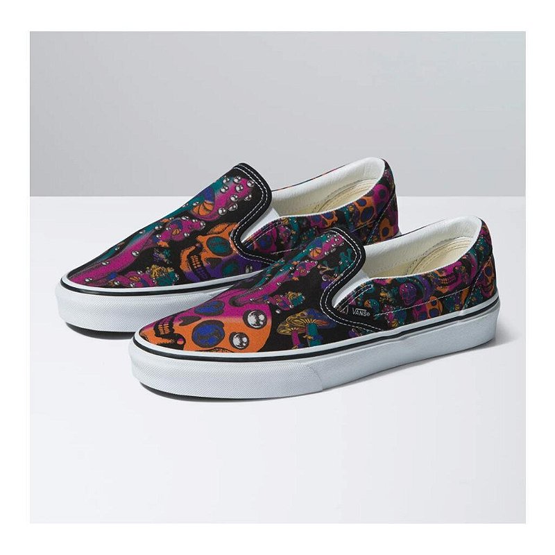 TENIS VANS SLIP ON TRIPPY DRIP BLACK COMPLETO mercadohype