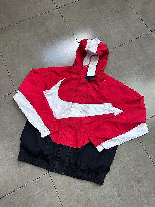 JAQUETA NIKE BIG SWOOSH VERMELHA - mercadohype
