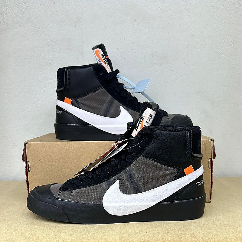 TÊNIS NIKE x OFF-WHITE BLAZER MID GRIM REAPER (COMPLETO) - mercadohype