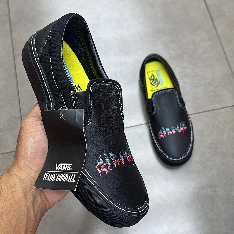TÊNIS WADE GOODALL X VANS CLASSIC SLIP ON BLACK (SEM CAIXA