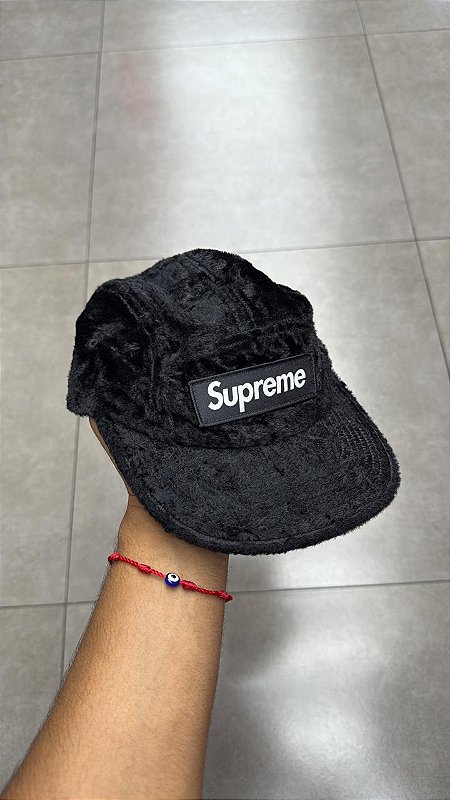 GOODENOUGH X SUPREME BONÉ CRUSHED RAYON CAMP BLACK - mercadohype
