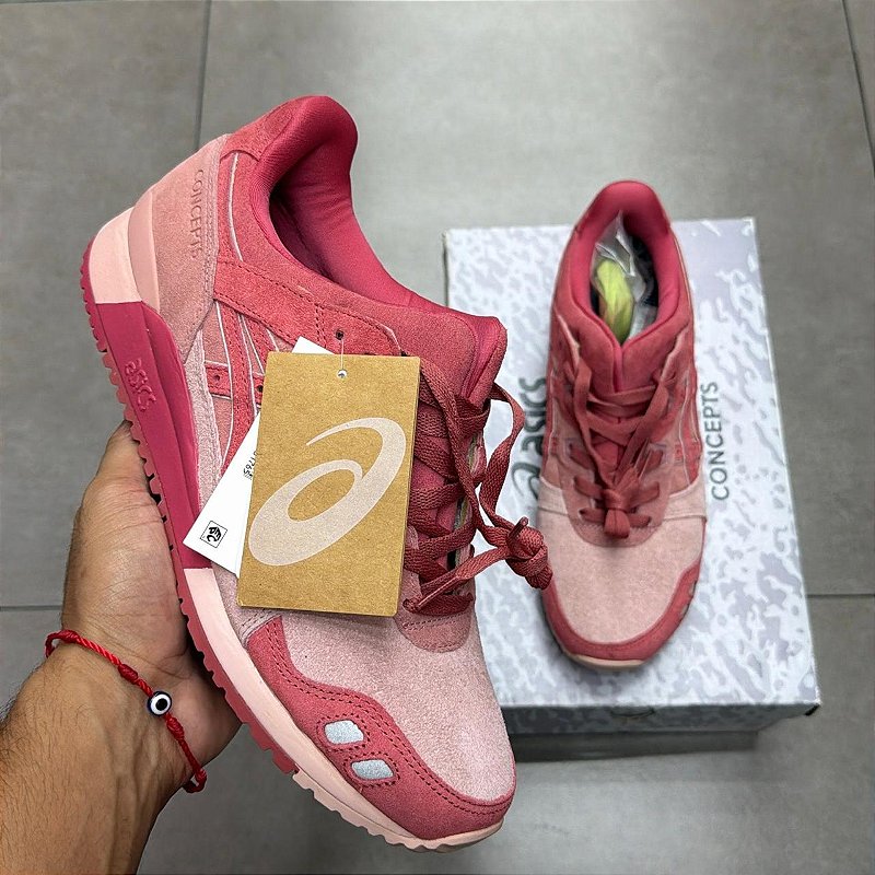 ★ots0608★③ TÊNIS CONCEPTS X ASICS GEL LYTE 3 OTORO (COMPLETO) - mercadohype