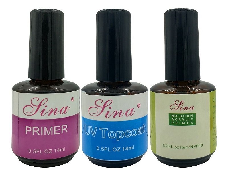 Kit Blindagem Lina Primer Top Coat e Primer Não Ácido POINT MIX