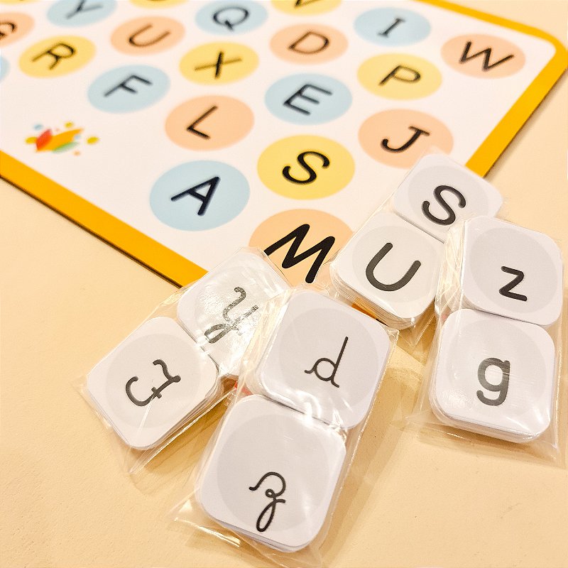jogo educacional para completar as letras que faltam com uma