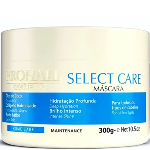 Mascara Hidratante Pós Química Select Care Com Oleo de Coco