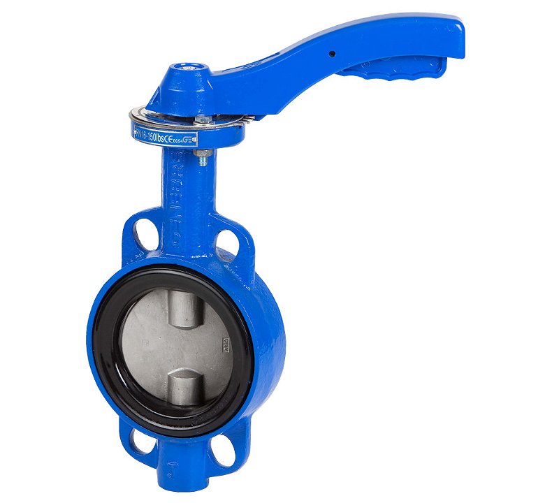 Válvula Borboleta 8'' Fêmea/Fêmea Wafer Epdm 150L - Ponto do Encanador