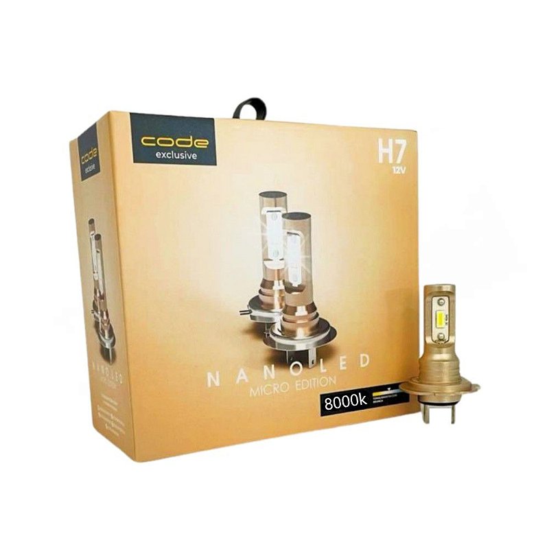 LAMPADA NANO LED MICRO EDITION 12V 8000K H7 CODE - MFL ACESSORIOS LTDA