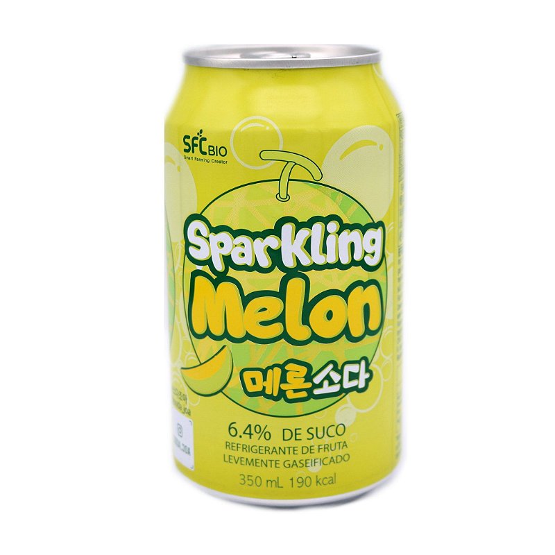 REFRIGERANTE SPARKLING MELON 350ml Miki Produtos Orientais