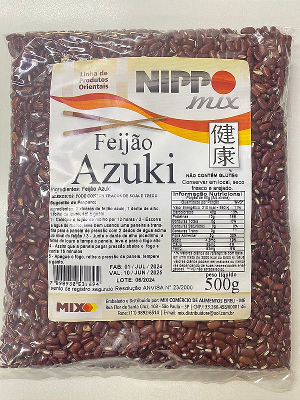 Haricots Azuki Eco-Salim – 500g – Légumineuse Rouge D’origine Extrême-Orient