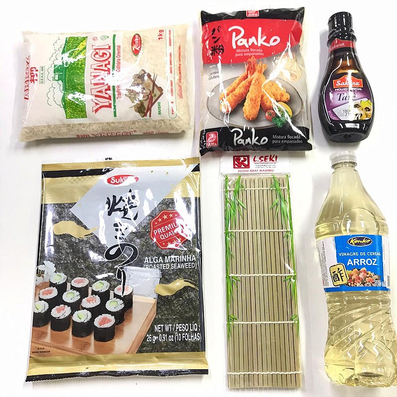 Kit Sushi / Hot Roll 3 Completo Sem Barco E Sem Wasabi