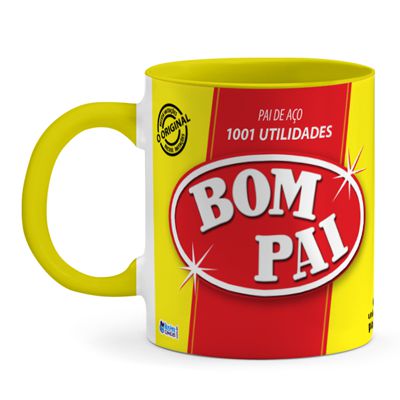Caneca Personalizada Bom Pai - O presente que tem a sua cara! Caneca Personalizada Bom Pai - O presente que tem a sua cara!