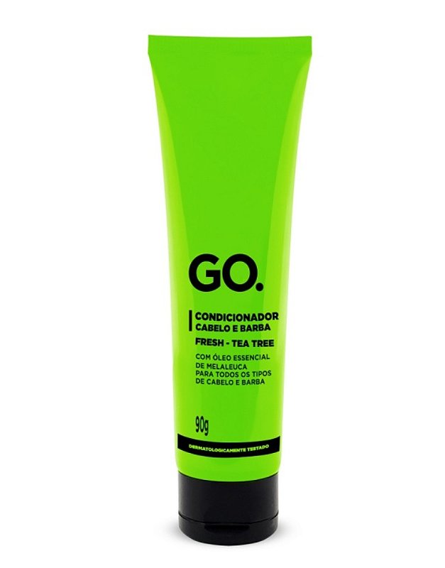 GO. CONDICIONADOR CABELO E BARBA TEA TREE 90G Barba Nobre