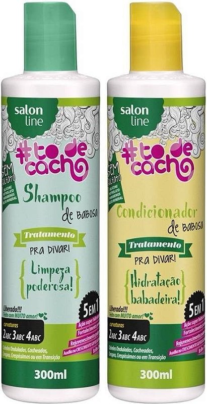 Shampoo E Condicionador Babosa Tratamento Para Divar Salon Line Niale Cosmeticos
