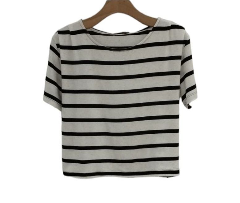 Blusa Manga Curta Listras