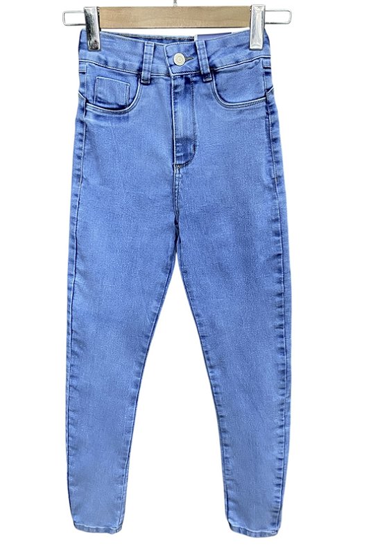 Calça Cigarrete Cintura Alta Jeans
