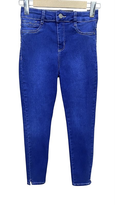 Calça Cigarrete Levanta Bumbum Cintura Alta Jeans