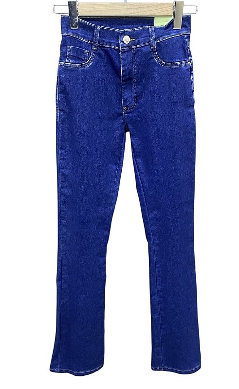 Calça Flare Boot Cut Cintura Alta Jeans
