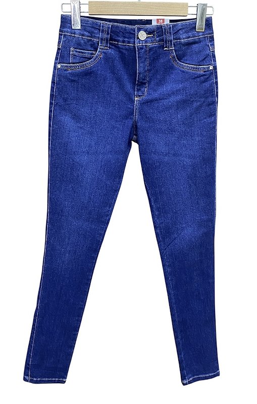 Calça Cigarrete Cintura Alta Jeans