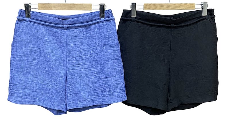 Short Detalhe Cintura Crepe