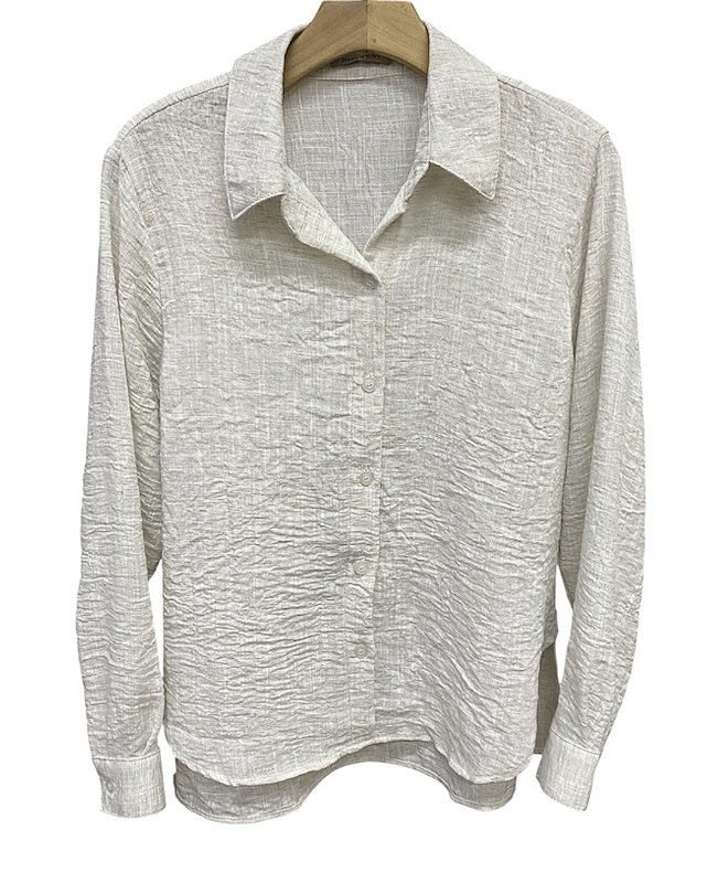 Camisa Manga Longa Viscolinho