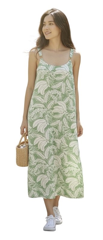 Vestido Midi Aberturas Laterais Viscose