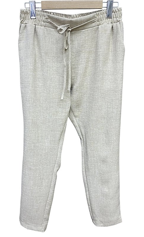 Calça Elástico Cintura Viscolinho